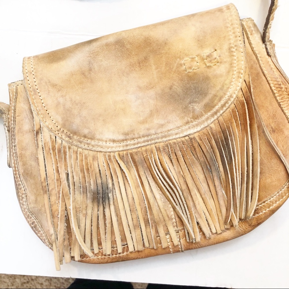 Bed Stu East End Boho Bag with fringe like new - Picture 3 of 8